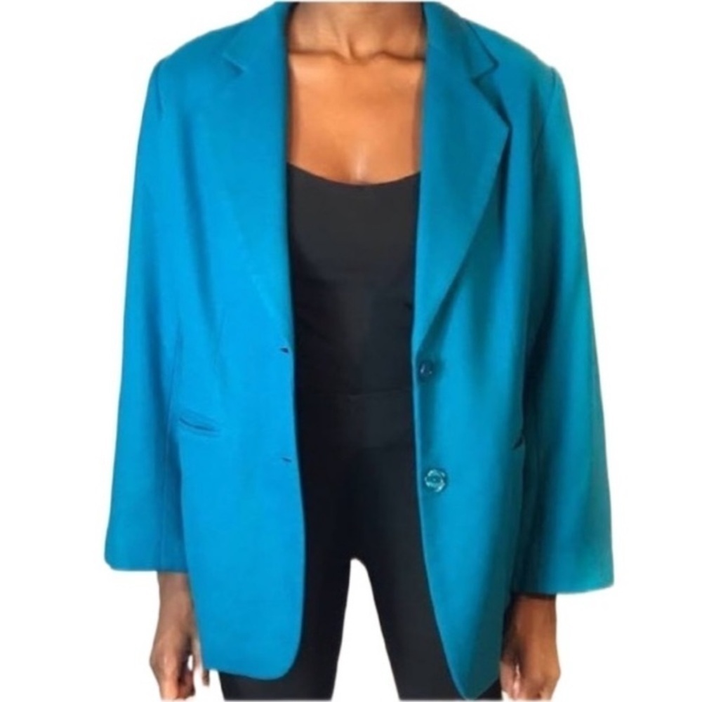 VINTAGE J.G. Hook Boyfriend Wool Blazer 14W